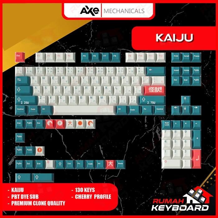 KEYCAP - KEYCAPS - CHERRY - KAIJU - PBT - DYE SUB