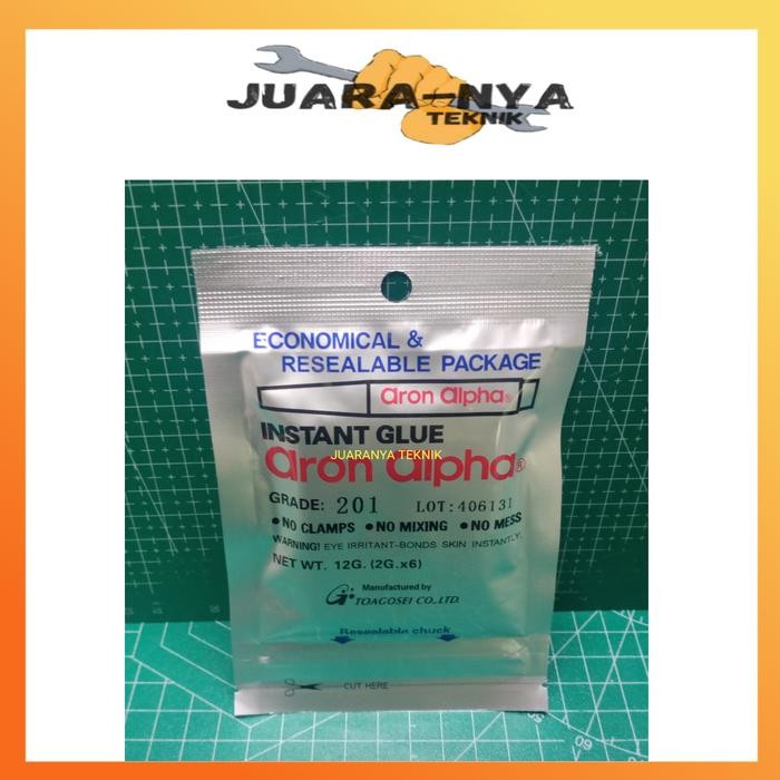 

Stok Baru Lem Aron Alpa Lem Aron Alpha 201 1pcs 2gram Ecer