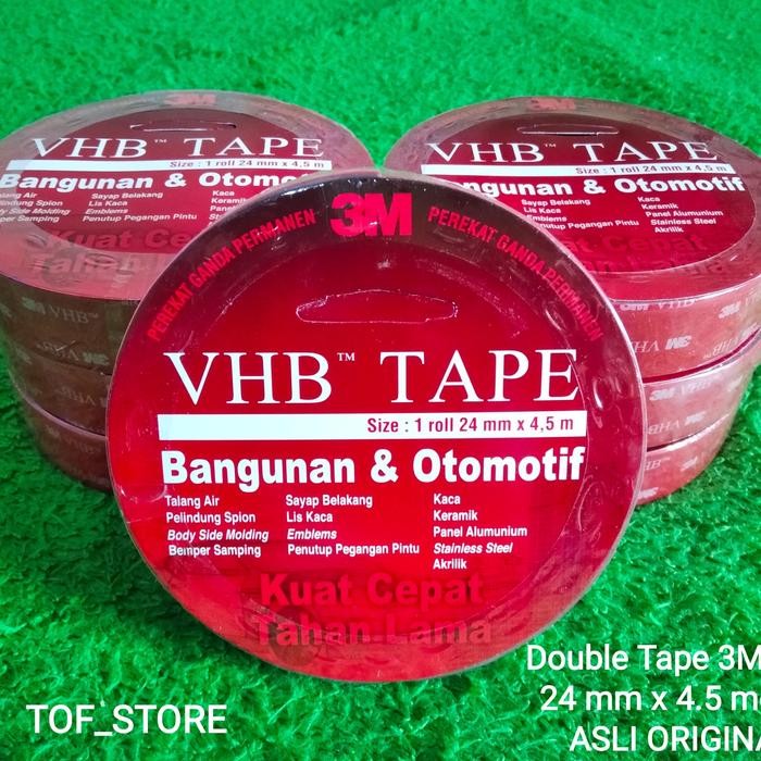 

Stok Baru Double Tape 3M VHB 24 mm x 4.5 meter ORIGINAL