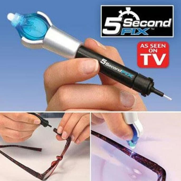 

Stok Baru Lem Sinar Uv/ 5 Second Fix Glue / Lem 5 Detik As Seen On Tv