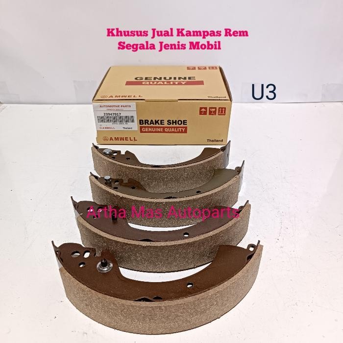 KAMPAS REM BELAKANG WULING CONFERO FORMO TROMOL. BRAKE SHOE WULING