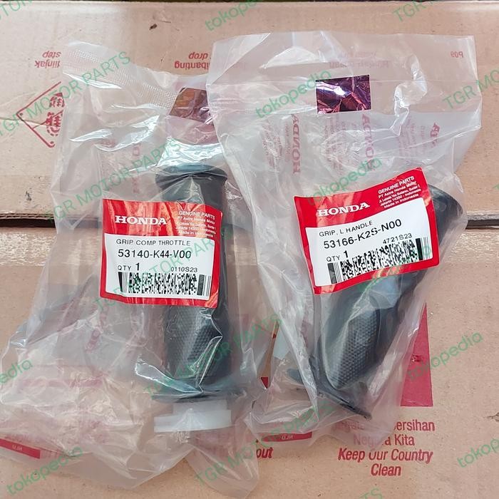 HANDGRIP GRIP STANG SET BEAT FI SUPRA X 125 SCOOPY SPACY VARIO 110 ORI