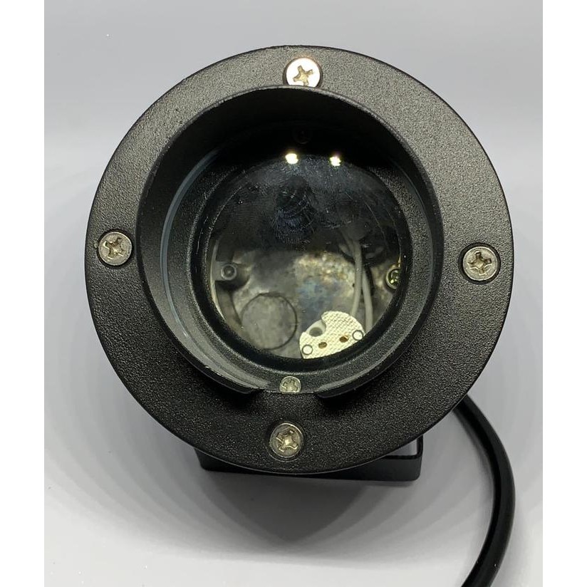 KAP LAMPU TAMAN MR16 OUTDOOR + LED SPOT MR16 PHILIPS (WARM WHITE)
