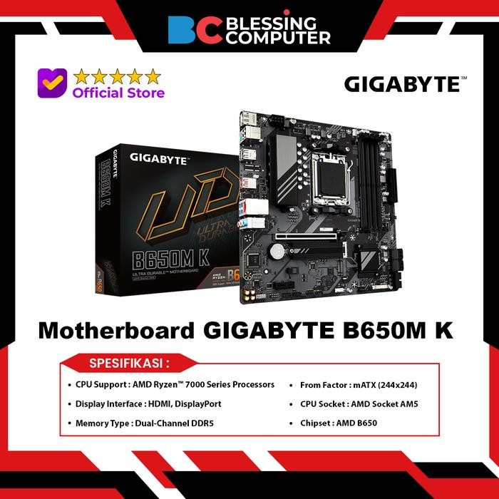 Motherboard GIGABYTE B650M K