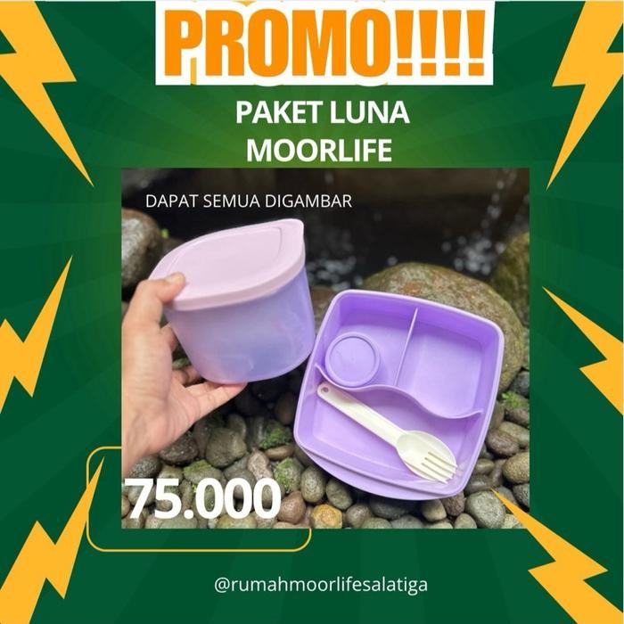Promo Terbatas Bekal Makan Luna Paket Promo Moorlife 75 Aman