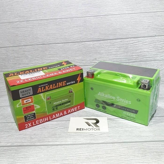 [Expert] AKI ALKALINE NINJA 250 FI ATX9-BS / YTX9-BS 12V 9A 9 AMPERE