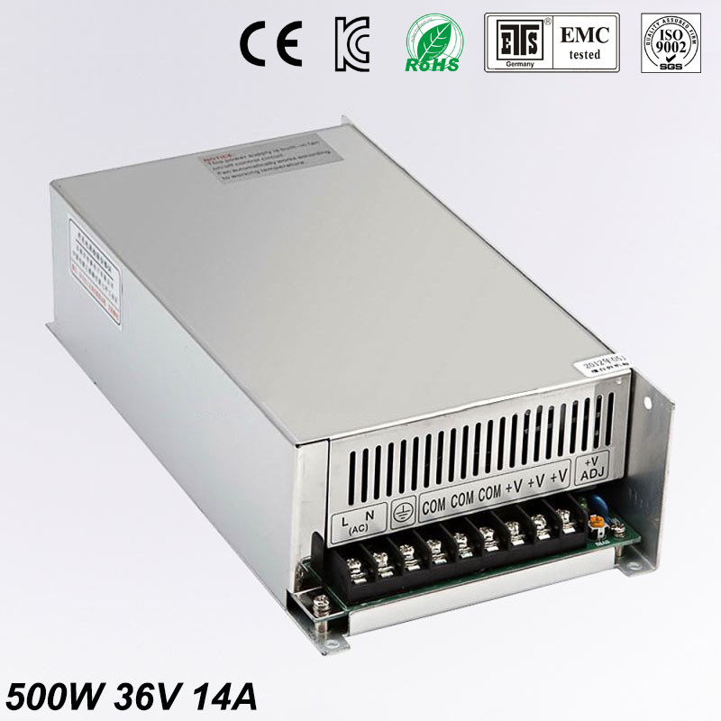 500W 14A 36 V Adjustable Smps Power Supply 36V Transformer 240v 110v