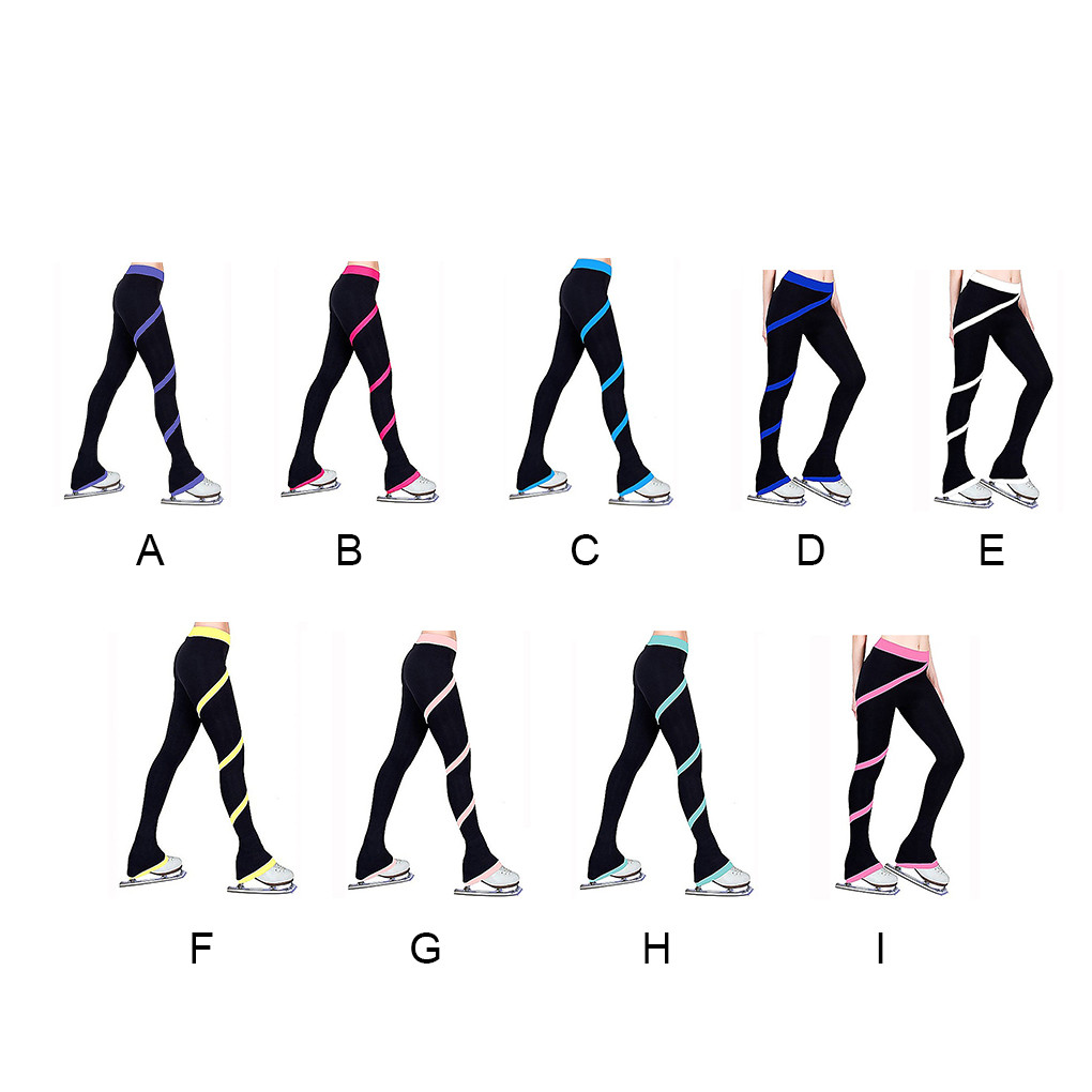 Terlaris, Ice Skating Pants Tights Bottoms Dance Yoga Skating