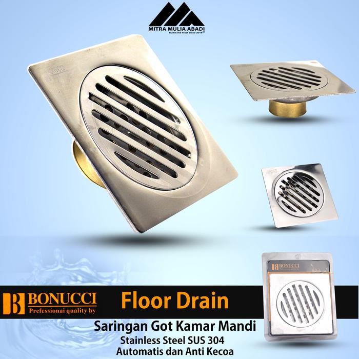 Saringan Got Bonucci /Floor Drain Kamar Mandi 4 INCH Menyerap Air