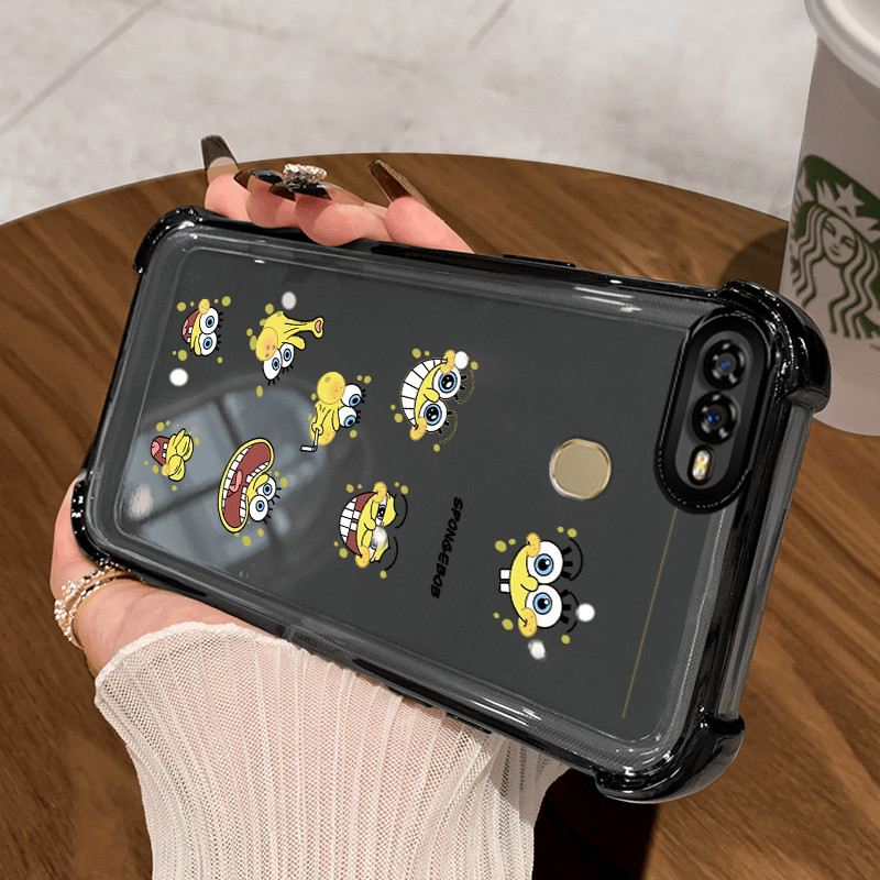 Casing Hp untuk OPPO A7 A5s A12 A12s A11K Case Casing HP Kesing motif mata kartun Softcase pelindung