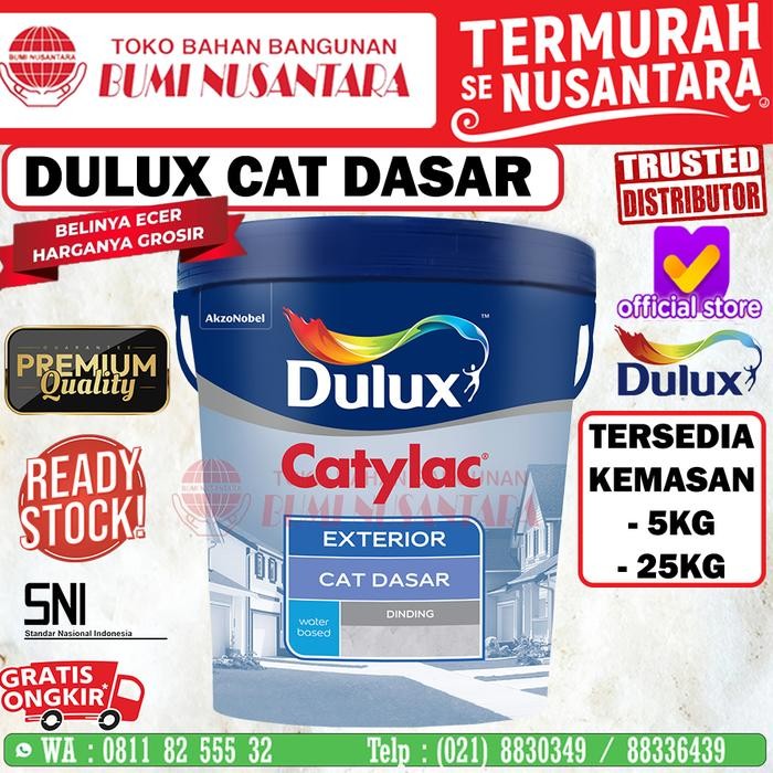 TERBARUU Dasar Dulux ylac Exterior Interor Alkali Resisting Wall Sealer 5KG 25KG