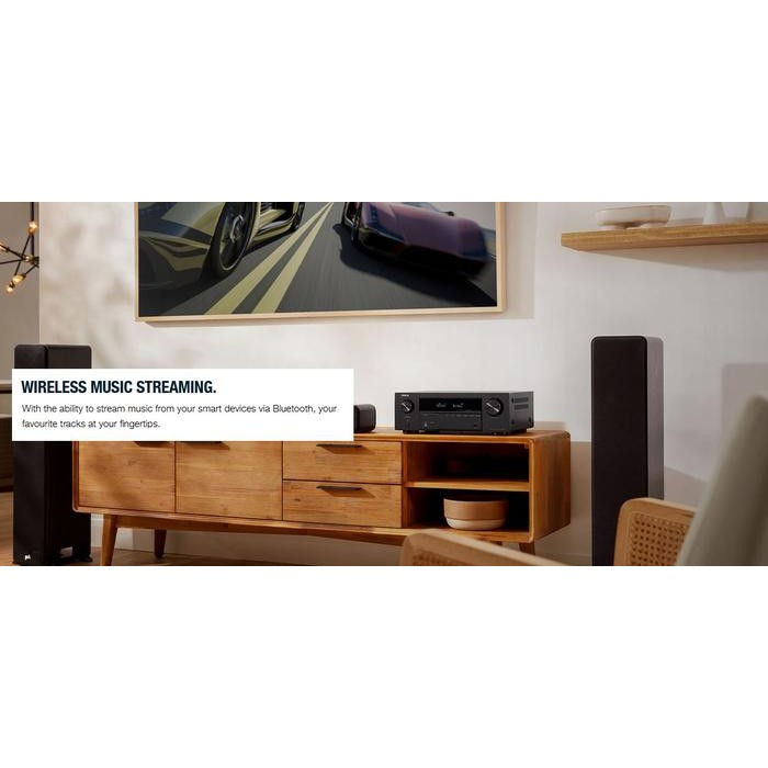 Denon AVR-X580BT AVR X580 BT Amplifier 8K Home Theatre Dolby With HD