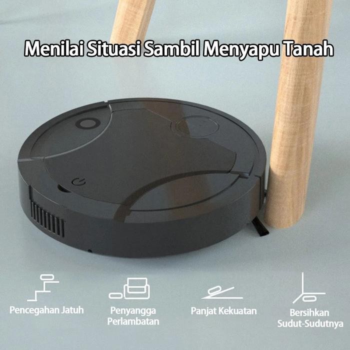 VINER ROBOT VACUUM CLEANER 5 IN 1 PORTABLE PENYEDOT DEBU RUMAH SAPU OTOMATIS/ ROBOT SAPU DAN PEL