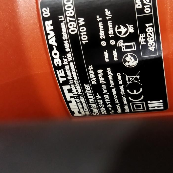 Termurah hilti te 30 avr roy hammer