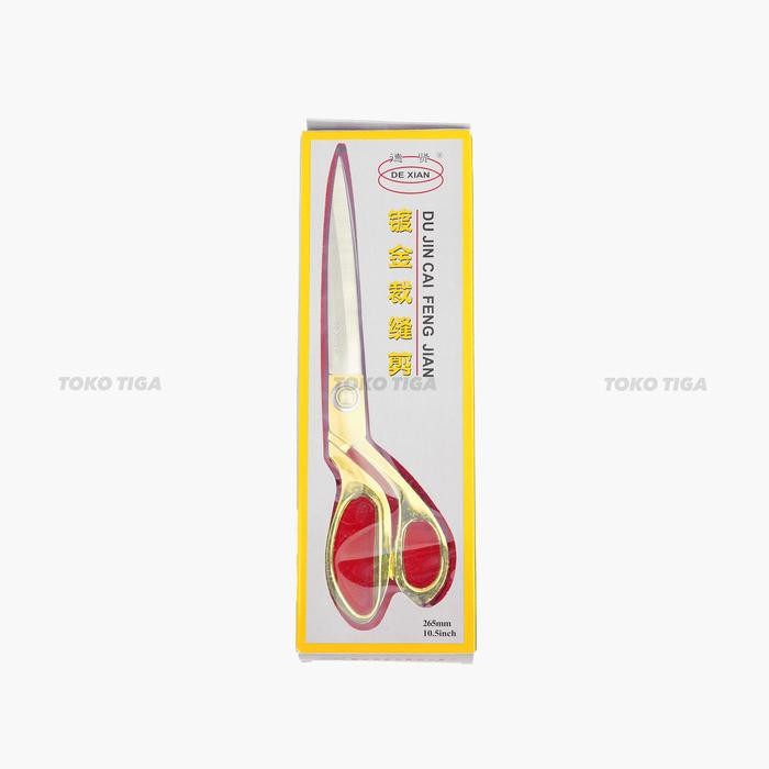 

Gunting Emas K37 / Gunting Kain Tailoring Scissors 9,5 Inch Dexian