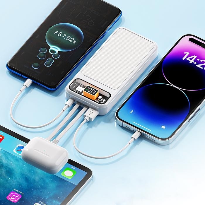 (Free Gift) Grotic Powerbank 24000Mah Fast Charging Quick Charge Gy186 Tbk