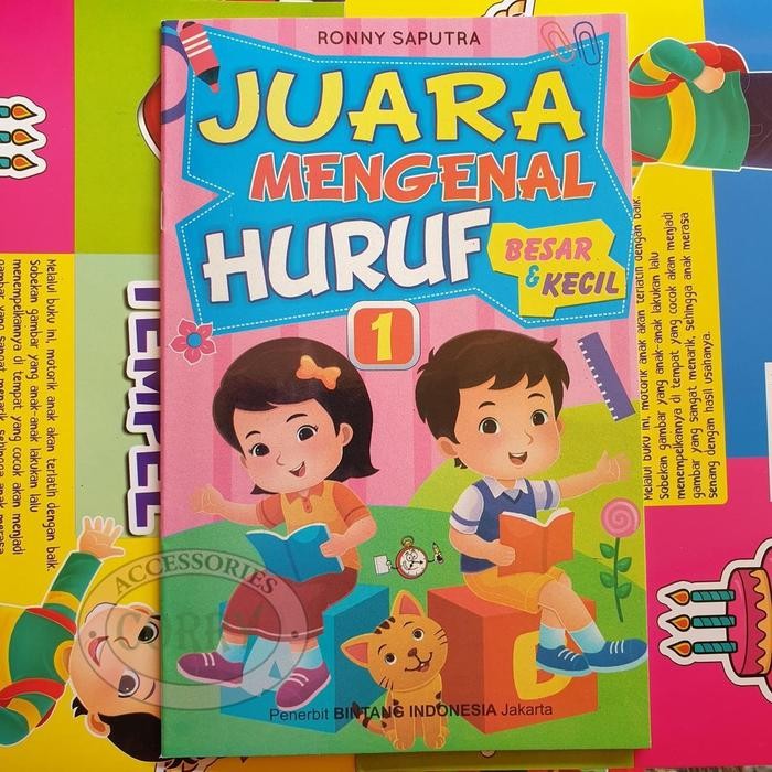 

Buku Belajar Anak Juara Mengenal Huruf Untuk TK Dan SD Seri 1 2 Abjad Edukasi