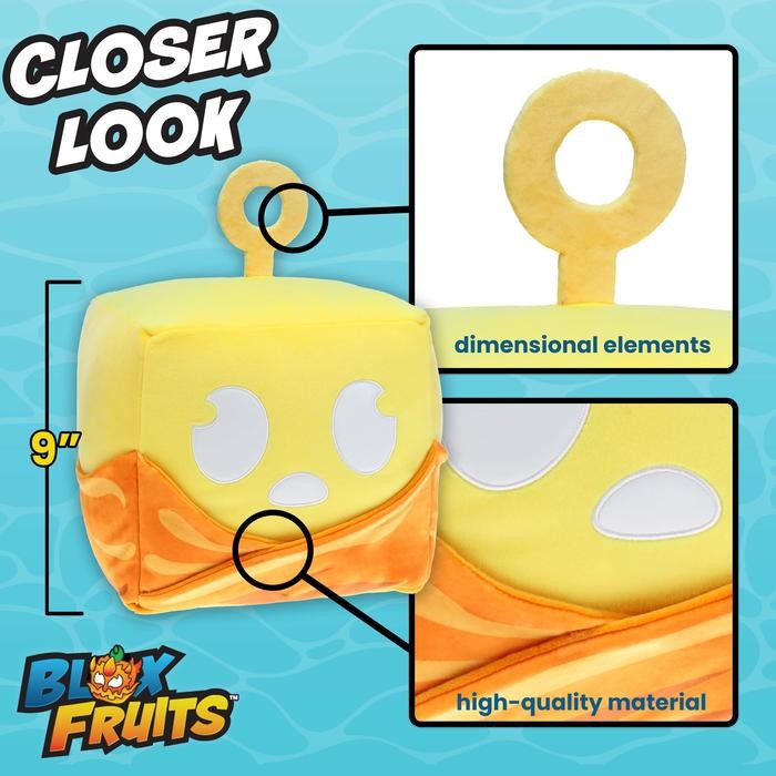 Blox Fruits Buddha Huge Series 2 Plush Boneka Blox Fruit 9"