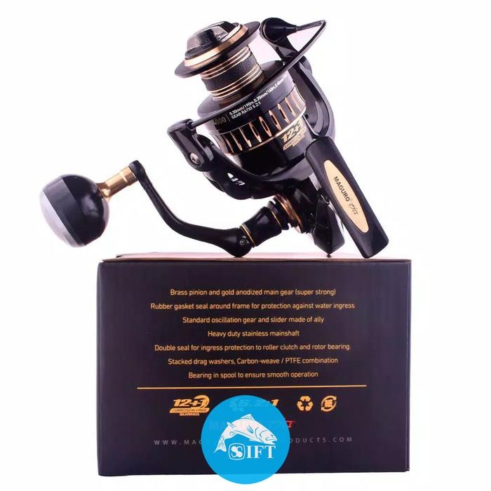 Paling Murah Reel Maguro Navara 3000 4000 6000 Jigging Power Handle 12+1 B
