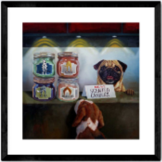 Pajangan Dinding Kamar Mandi Bingkai Frame Lukisan Estetik Calm & Fresh - Aromatherapy