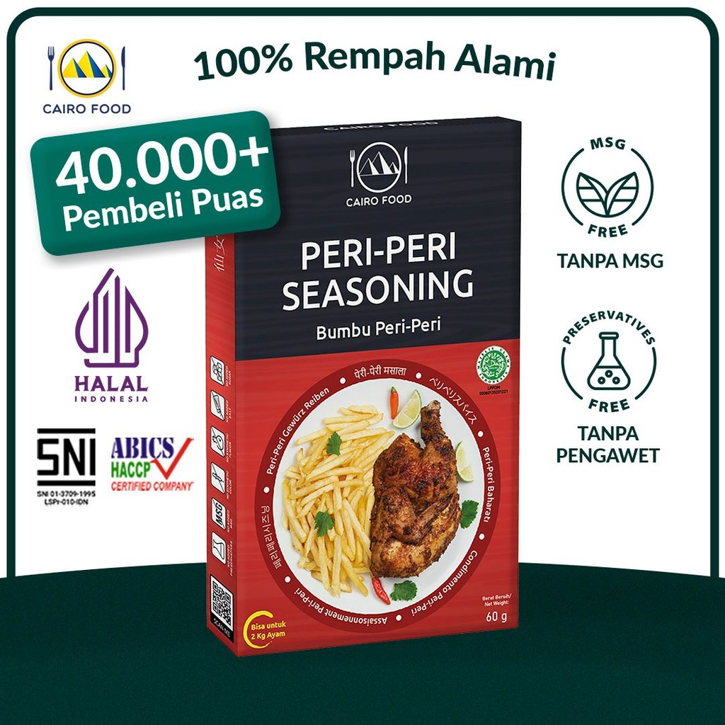 

Bumbu Peri Peri Spice Mix Sehat - Cairo Food