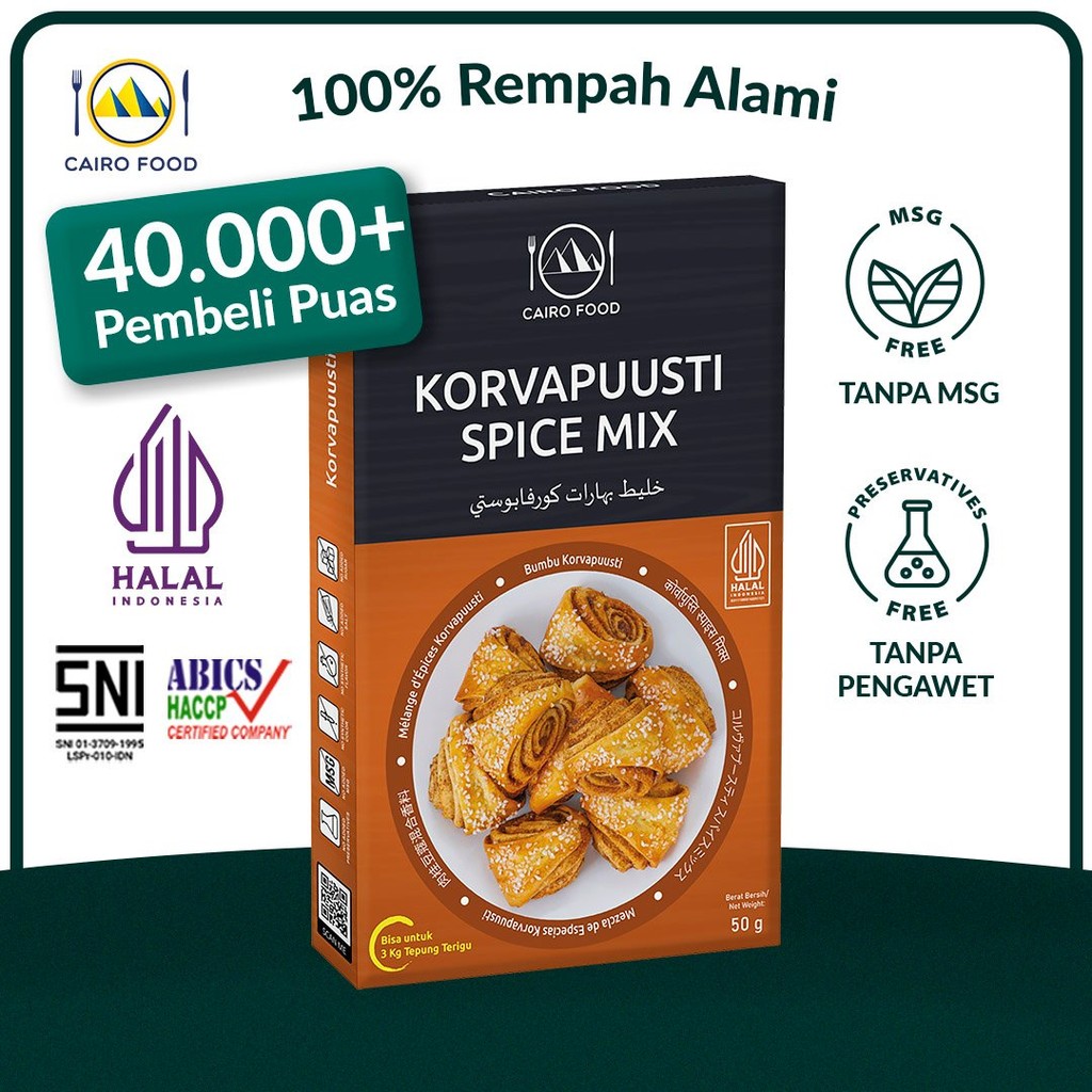 

Bumbu Korvapuusti Spice Mix Sehat - Cairo Food
