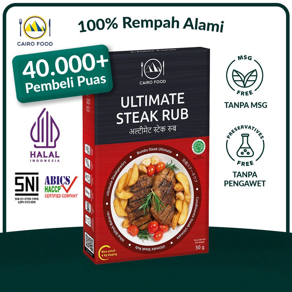 

Bumbu Steak Ultimate Spice Mix Sehat - Cairo Food