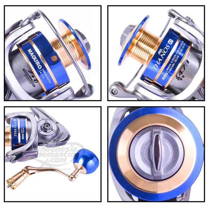 Paling Baik Reel Spinning Maguro Thanos Xt Ukuran 8000