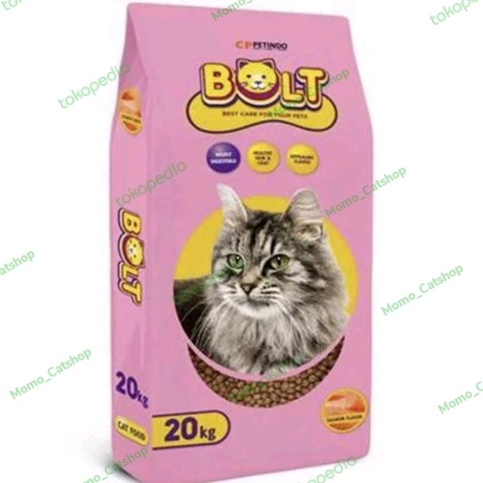 bolt 20kg makanan kucing