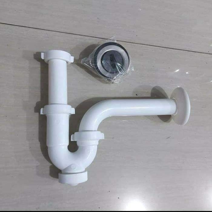 SIFON WASTAFEL PVC / AFUR WASTAFEL PLASTIK