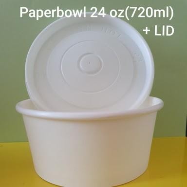 Paper Bowl 24 Oz 720 Mlisi 50 Terlaris