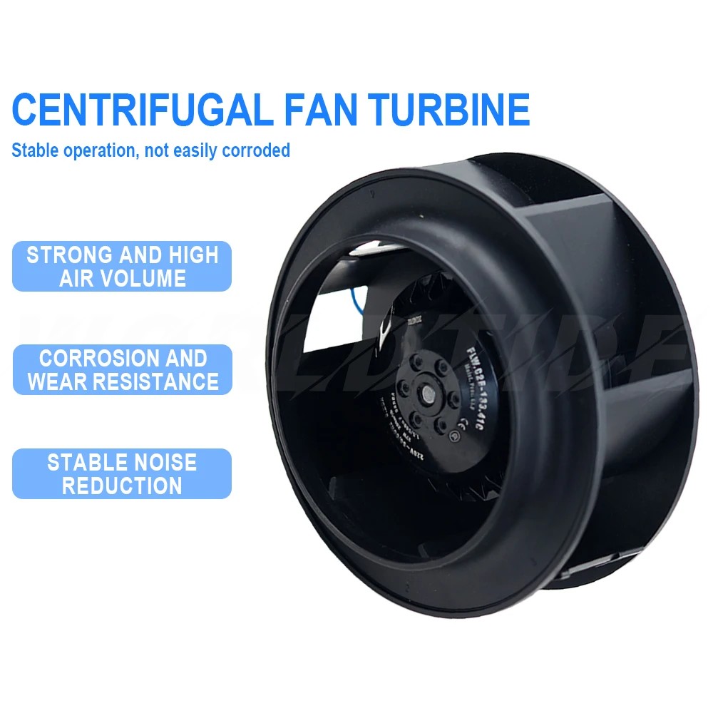 60W 220V Vortex Turbine Centrifugal Fan FLW133 2450RPM Pipeline Air Purifier Turbo Fan Turbine Jet