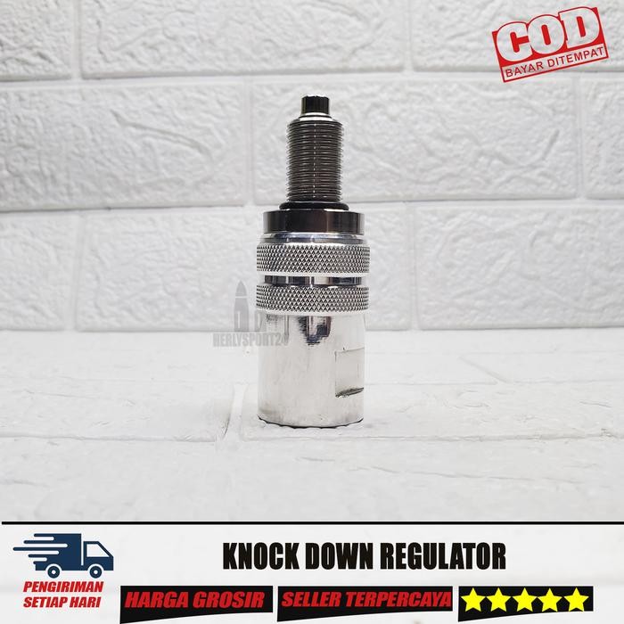 Knock Down Tabung M18 Dan 5/8 1 Set Knok Down Regulator Knock Down M18 Drat 5/8 Bahan Dural Ringan