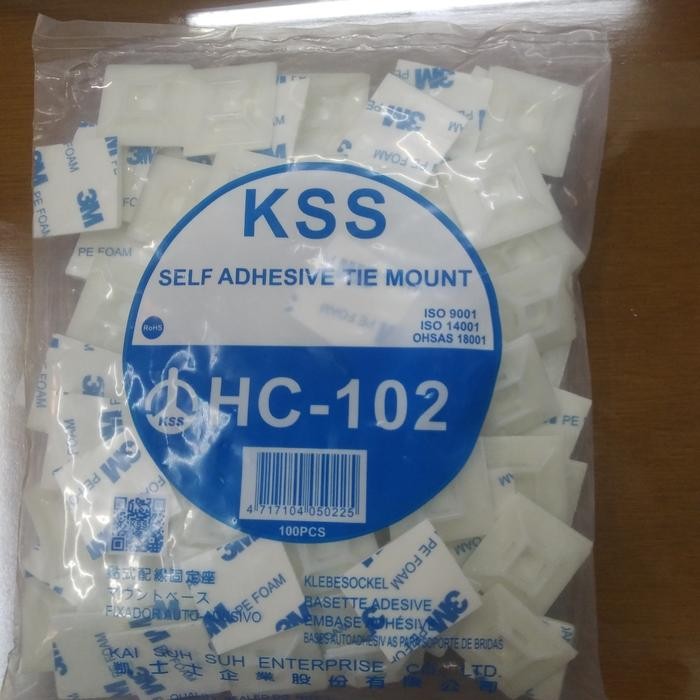 

Tie Mount HC-102 KSS / Tee Mount HC-102 / Pengikat Kabel Ties KSS