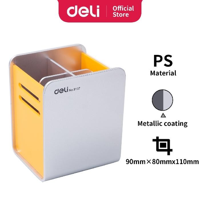 

PROMO! Deli Tempat Pulpen stand bahan kuat tahan lama E9137 Kantor Desk