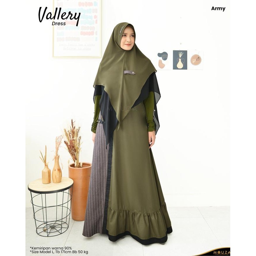GAMIS DEWASA MOUZA VALLERY DRESS