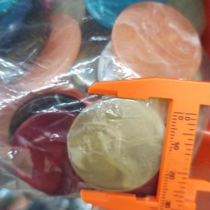 Manik Mote Batu Corak Gepeng 25mm,32mm,38mm