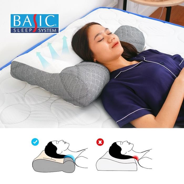 BASIC Springbed Bantal Contour Kesehatan