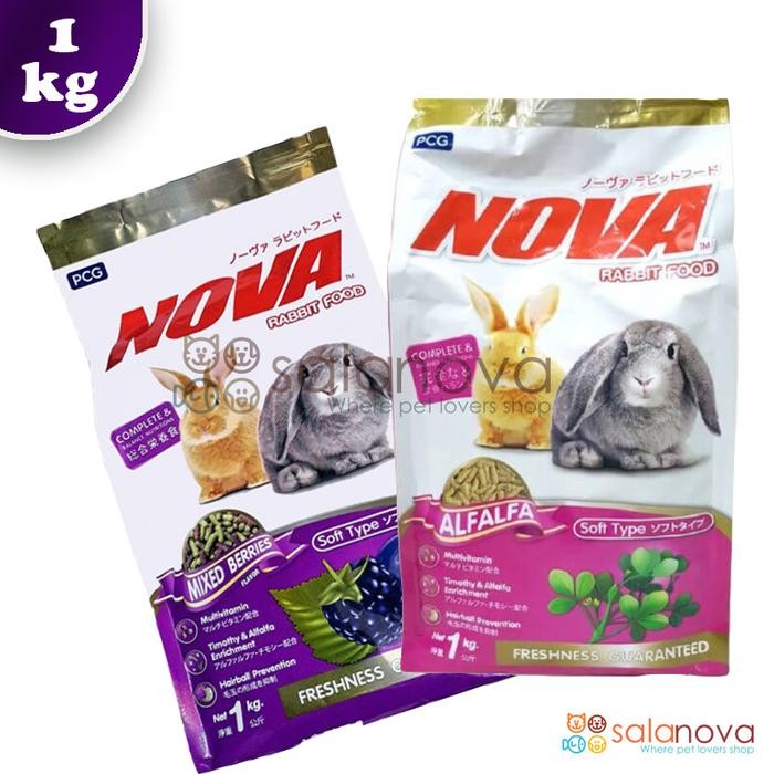 Nova 1kg Makanan Kelinci - Pelet Kelinci