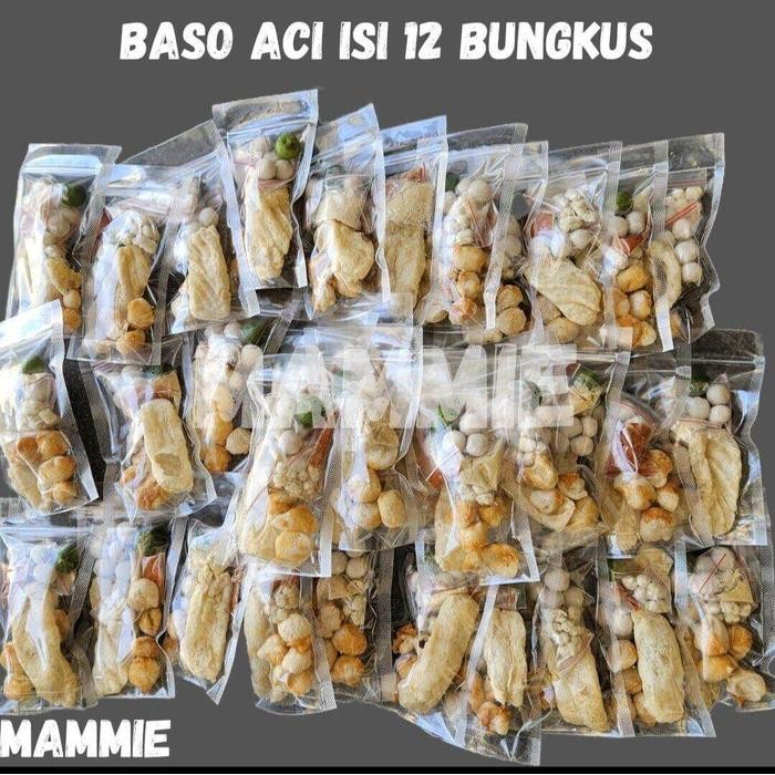 

New [ISI 12 BUNGKUS] BAKSO ACI CHILI OIL INSTAN PEDAS MURAH MERIAH