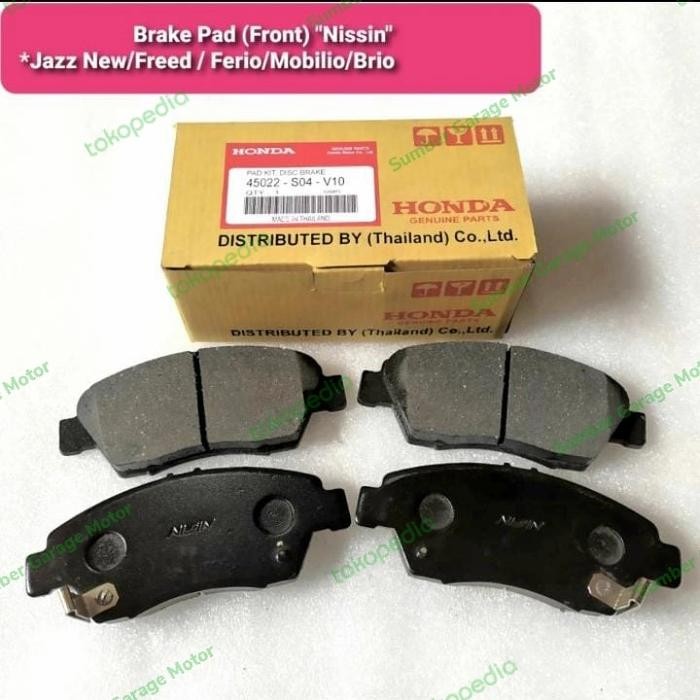 Kampas Kanvas Rem Depan Brake Pad Front Honda Mobilio 1 Set