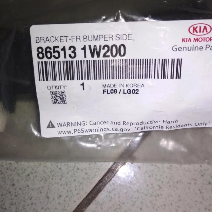 Bracket Bumper Kiri Kia All New Rio