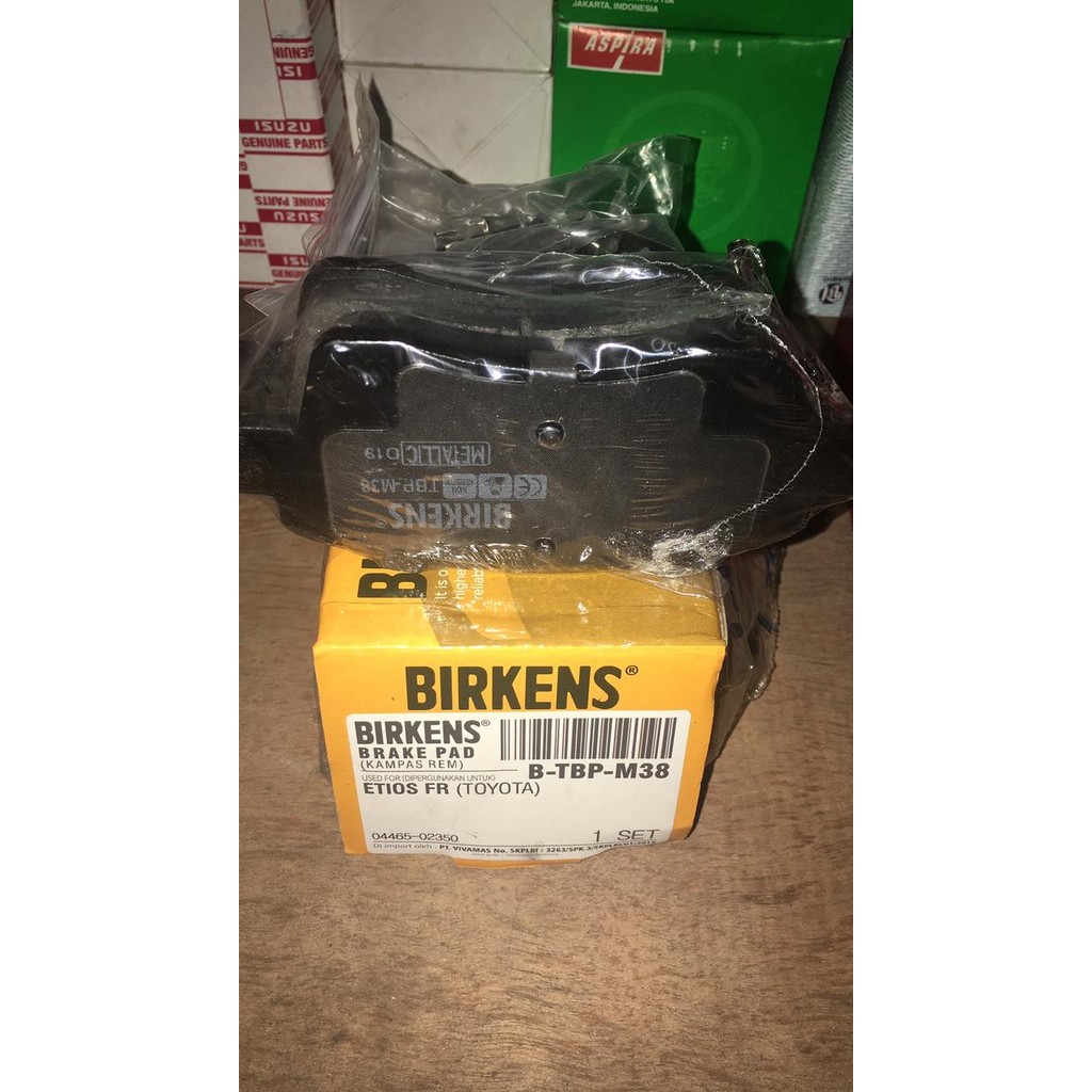 Kampas Rem Depan/ Brake Pad Etios Birkens