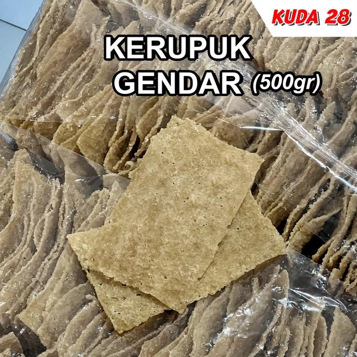 

PREMIUM Kerupuk Puli/Gendar Nasi Pulen Mentah 500gr (Grade A) Non MSG Sachet Snack Murah - Makanan,