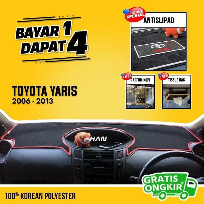 PREMIUM Aksesoris Interior Mobil TOYOTA YARIS LAMA GEN1 BAKPAO 2006-2013 Untuk karpet Alas Pelindung