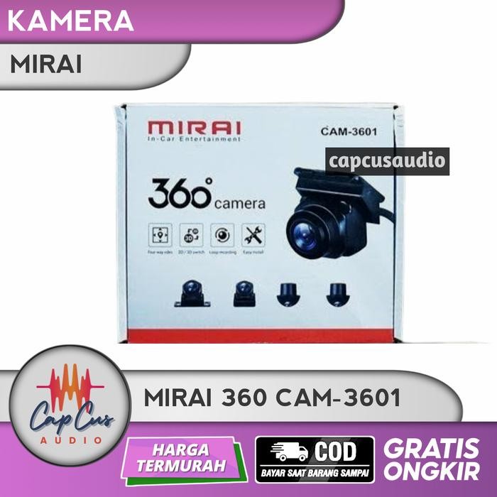 PREMIUM KAMERA PARKIR MOBIL 360 MIRAI / KAMERA 360 MIRAI CAM 3601 / CAMERA 360