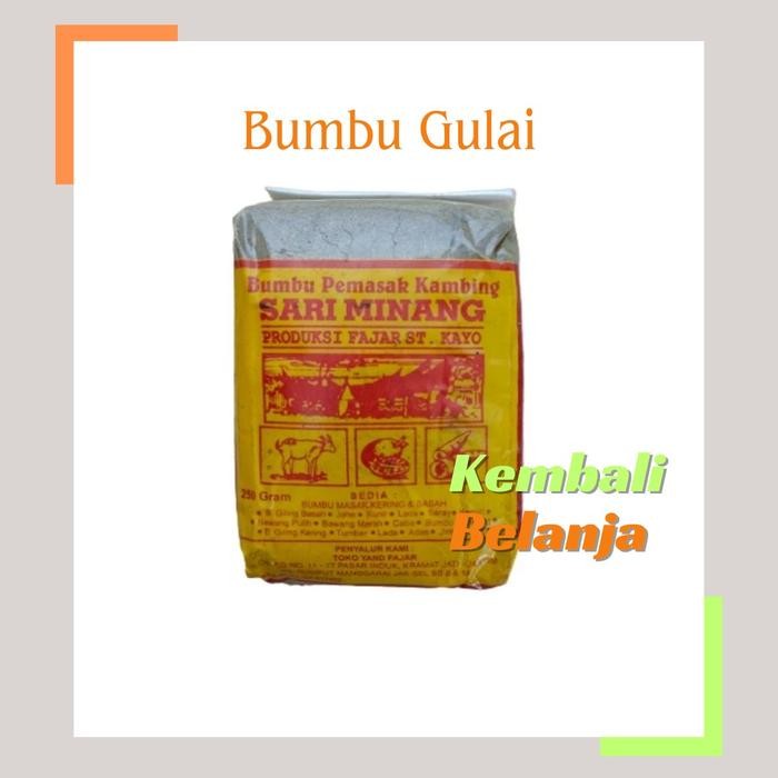 

PREMIUM Bumbu Gulai 250 Gram/ Bumbu Pemasak Kambing Sari Minang/ Bumbu Gule/ Bumbu Rempah Gulai