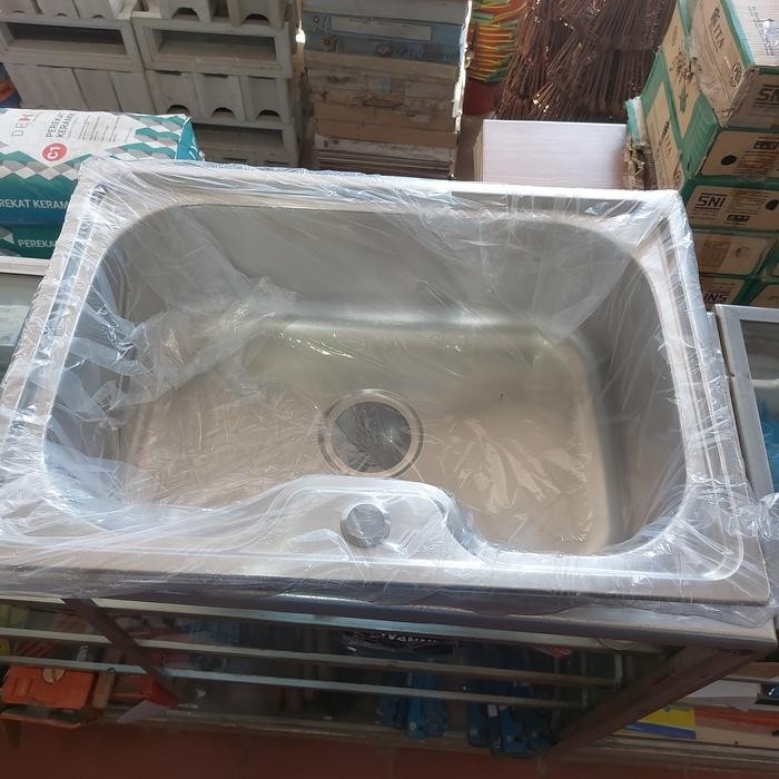 PREMIUM Bak cuci piring merk VOLK tipe WS6042 + afur model tipe modena