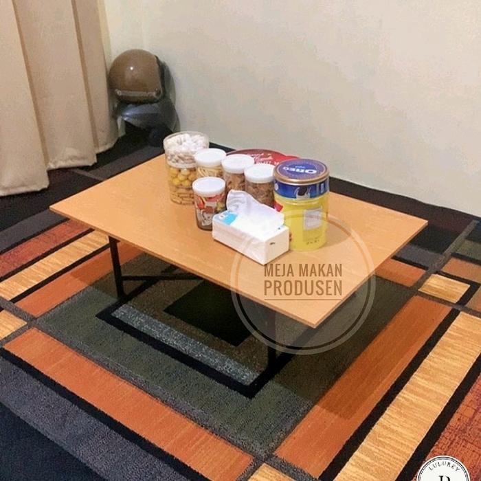 PREMIUM Meja Cafe Lipat Lesehan 80x60 Meja Lipat Minimalis Meja Makan