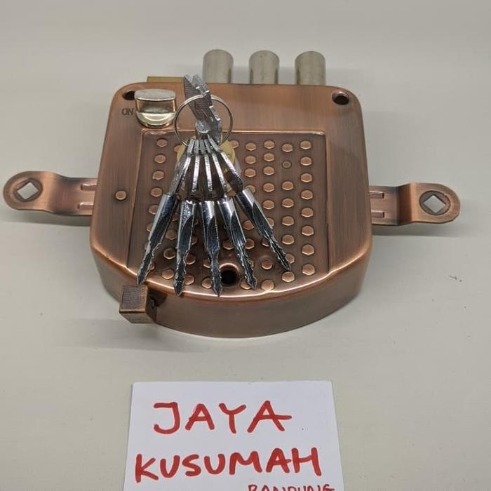 PREMIUM Kunci Pintu Otomatis LT 212 3 arah Espanyolet Samping Atas Bawah Tiang
